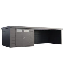 Wolff Finnhaus Gerätehaus Eleganto 3030, Inkl. Lounge Rechts, Ca. B782/H225/T319 Cm