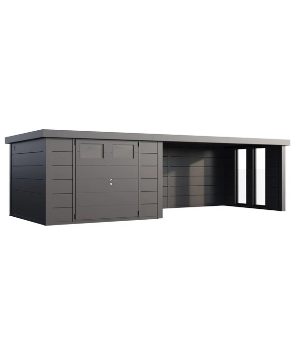 Wolff Finnhaus Gerätehaus Eleganto 3330, Inkl. Lounge Rechts Mit Fenstern, Ca. B812/H225/T318 Cm 3 Wolff Finnhaus Gerätehaus Eleganto 3330, Inkl. Lounge Rechts Mit Fenstern, Ca. B812/H225/T318 Cm