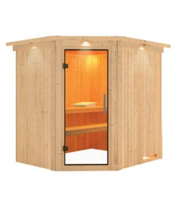 Wolff Finnhaus Innensauna De Luxe Aliki, Ca. B210/H202/T184 Cm