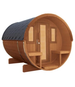 Wolff Finnhaus Saunafass Basic 250 Montiert, Ca. B205/H210/T250