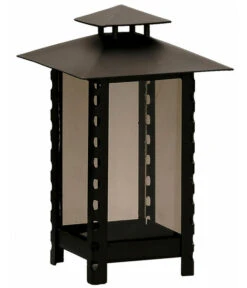 Moll Grablampe, Stahl/Glas, Schwarz, Ca. H20 Cm