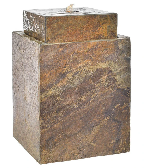 Climaqua Naturschiefer-Gartenbrunnen Vida Mit LED-Beleuchtung 3 Climaqua Naturschiefer-Gartenbrunnen Vida Mit LED-Beleuchtung