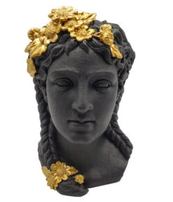 Dehner Magnesia-Topf Frauenkopf, Ca. H40,5 Cm