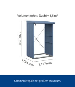 Hörmann Berry-Kaminholzregal Classic -Gardena Verkäufe 6667935 WE BG 001 HoermannKaminholzregal