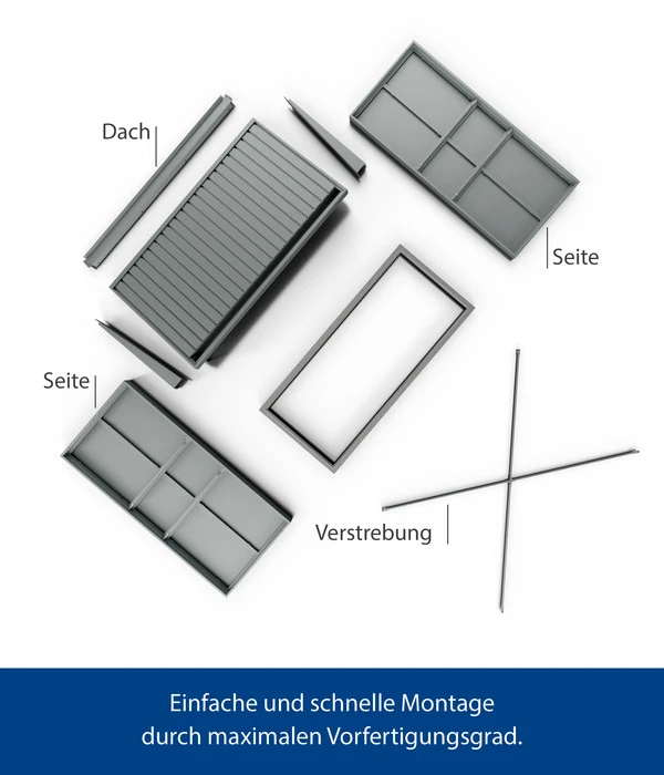Hörmann Berry-Kaminholzregal Modern 6 Hörmann Berry-Kaminholzregal Modern – Bild 4