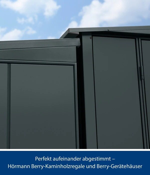 Hörmann Berry-Kaminholzregal Modern 7 Hörmann Berry-Kaminholzregal Modern – Bild 5