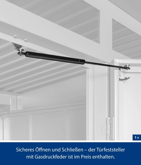 Hörmann Berry-Gerätehaus Classic-S Typ 3, Ca. B323,6/H219,4/T247,7 Cm 7 Hörmann Berry-Gerätehaus Classic-S Typ 3, Ca. B323,6/H219,4/T247,7 Cm – Bild 5