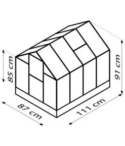 Vitavia Minigewächshaus Merlin, Ca. B80/H106,50/T111 Cm 30 Vitavia Minigewächshaus Merlin, Ca. B80/H106,50/T111 Cm -Gardena Verkäufe 6679526 WE BG 001 EPHMiniGWH