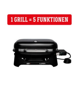 Weber Elektrogrill Lumin, Ca. B66/H30,5/T48,5 Cm -Gardena Verkäufe 6691406 WE DE 004 LuminBlack