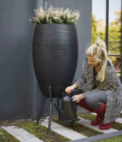 Capi Europe Kunststoff-Regentonne Rib, 130 L -Gardena Verkäufe 6695100 WE MO 001 CapiEuropeKunststoffRegentonneRib130l