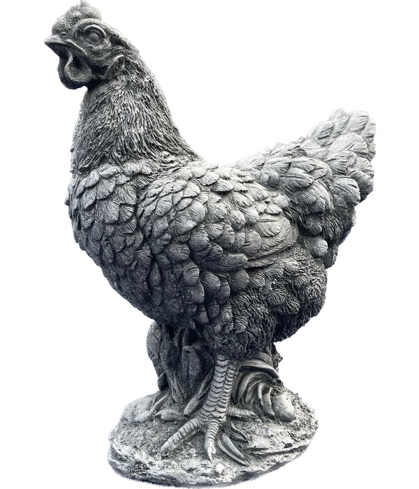 Denscho Steinfigur Huhn Klein, Ca. H26 Cm 3 Denscho Steinfigur Huhn Klein, Ca. H26 Cm