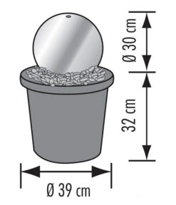 Seliger Edelstahl-Gartenbrunnen Ocean -Gardena Verkäufe 6702567 WE DE 001 SeligerEdelstahlGartenbrunnenOcean