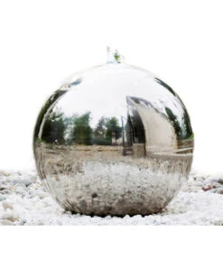 Seliger Edelstahl-Gartenbrunnen Ocean