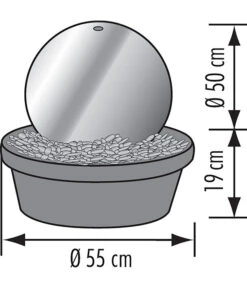 Seliger Edelstahl-Gartenbrunnen Pacific -Gardena Verkäufe 6702583 WE DE 001 SeligerEdelstahlGartenbrunnenPacific