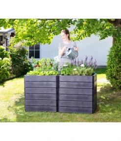 Garantia Hochbeet-System Ergo Quadro Wood -Gardena Verkäufe 6703151 6703144 6703169 WE MO 003 GarantiaSteckhochbeetNEU