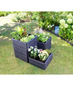 Garantia Hochbeet-System Ergo Quadro Wood -Gardena Verkäufe 6703151 6703144 6703169 WE MO 004 GarantiaSteckhochbeetNEU