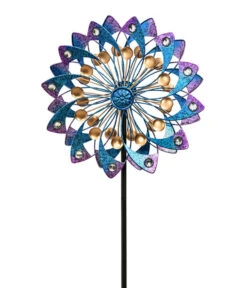 Dehner Metall-Windrad Diamant, Ca. B38/H134/T16,5 Cm