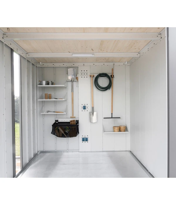 Biohort Gerätehaus Neo B, Quarzgrau 5 Biohort Gerätehaus Neo B, Quarzgrau – Bild 3