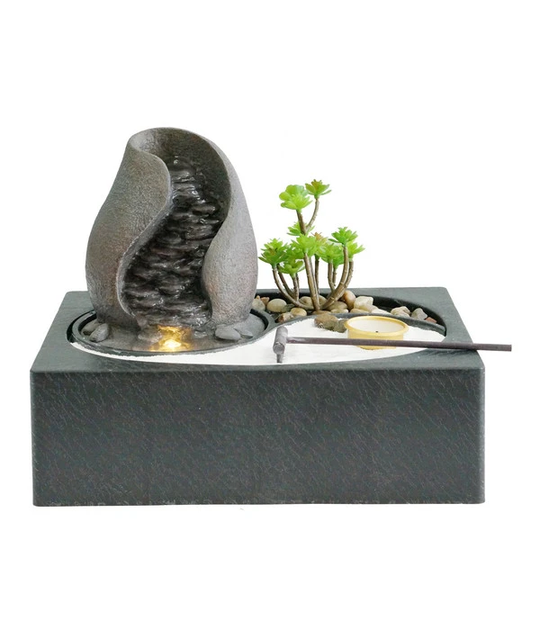 Dehner Polyresin-Zimmerbrunnen Landskap, Ca. H22 Cm 3 Dehner Polyresin-Zimmerbrunnen Landskap, Ca. H22 Cm