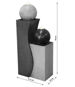 Dehner Polyresin-Gartenbrunnen Ying Yang, Ca. H94 Cm -Gardena Verkäufe 6742506 WE DE 001 DehnerPolyresinBrunnenYingYang