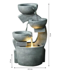 Dehner Polyresin-Gartenbrunnen Caserta, Ca. B41,5/H72/T37 Cm -Gardena Verkäufe 6742928 WE BG 001 BrunnenCasertaNEU