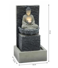 Dehner Polyresin-Gartenbrunnen Buddha, Ca. B35/H64/T32 Cm 7 Dehner Polyresin-Gartenbrunnen Buddha, Ca. B35/H64/T32 Cm -Gardena Verkäufe 6742936 WE BG 001 BrunnenBuddhaNEU