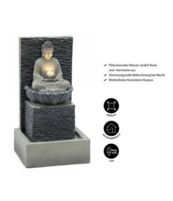 Dehner Polyresin-Gartenbrunnen Buddha, Ca. B35/H64/T32 Cm 6 Dehner Polyresin-Gartenbrunnen Buddha, Ca. B35/H64/T32 Cm -Gardena Verkäufe 6742936 WE IG 001 BrunnenBuddhaNEU