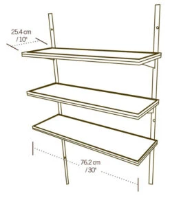Lifetime 3-Fach Regal -Gardena Verkäufe 6753990 WE FS 002 Regal3Fach