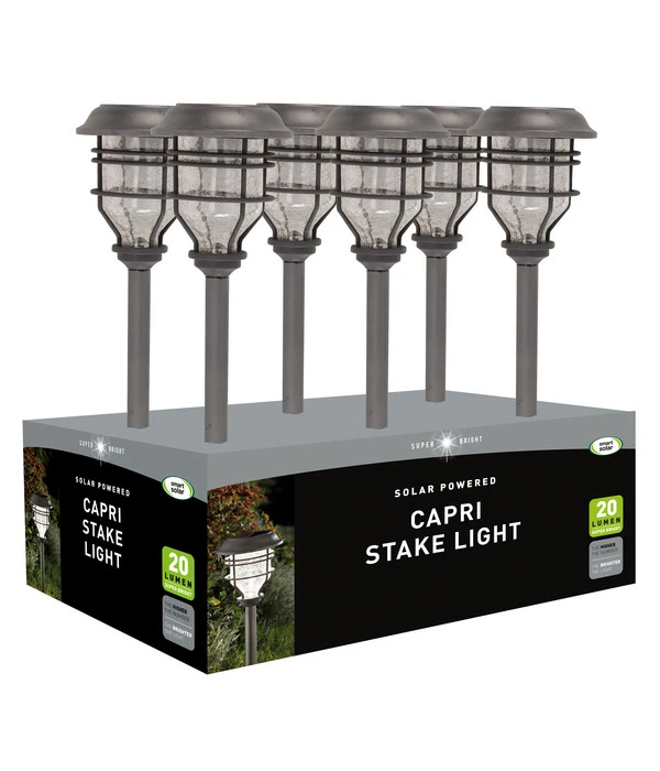 Smart Garden Pfahlleuchte Capri, Ca. B14/H48,5/T14 Cm 4 Smart Garden Pfahlleuchte Capri, Ca. B14/H48,5/T14 Cm – Bild 2