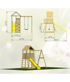 Wendi Toys Spielturm Biene -Gardena Verkäufe 6759047 WE MO 010 WendiSpielturmBiene