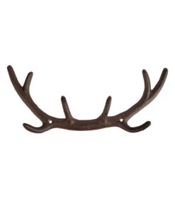 Esschert Design Gusseisen-Wandhaken Geweih