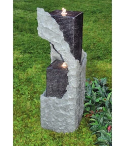 Granimex Polyresin-Gartenbrunnen Lizu -Gardena Verkäufe 6773642 WE MO 001 Granimex4eckSaeuleLizu