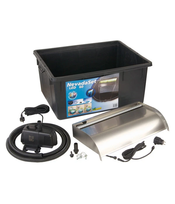 Ubbink Wasserfall-Set Nevada 60, Ca. B60/H13/T33 Cm 3 Ubbink Wasserfall-Set Nevada 60, Ca. B60/H13/T33 Cm