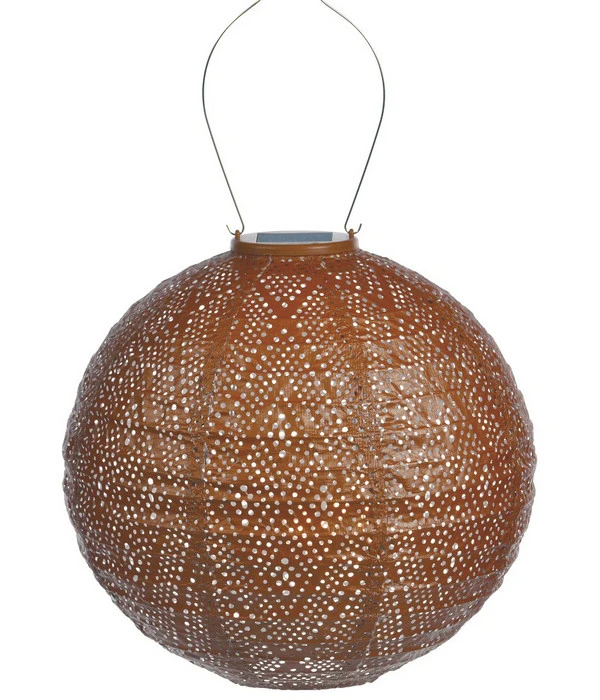Lumiz Solar-Lampion Round Ikat, Ca. Ø30/H29 Cm 3 Lumiz Solar-Lampion Round Ikat, Ca. Ø30/H29 Cm