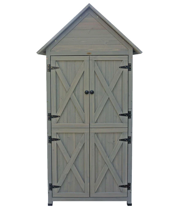 Habau Gartenschrank Lena, Ca. B84/H178/T45 Cm 3 Habau Gartenschrank Lena, Ca. B84/H178/T45 Cm