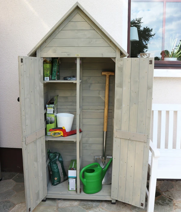 Habau Gartenschrank Lena, Ca. B84/H178/T45 Cm 5 Habau Gartenschrank Lena, Ca. B84/H178/T45 Cm – Bild 3