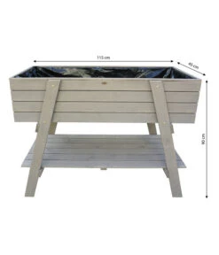 Habau Hochbeet Alina, Ca. B115/H90/T45 Cm -Gardena Verkäufe 6845937 WE BG 001 HabauHochbeetAlina