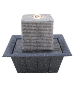 Dehner Zimmerbrunnen Lani Mit LED-Beleuchtung, Ca. H17,5 Cm