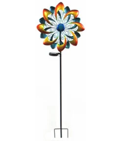 Dehner Solar-Windrad Molino, Ca. Ø35/H128 Cm