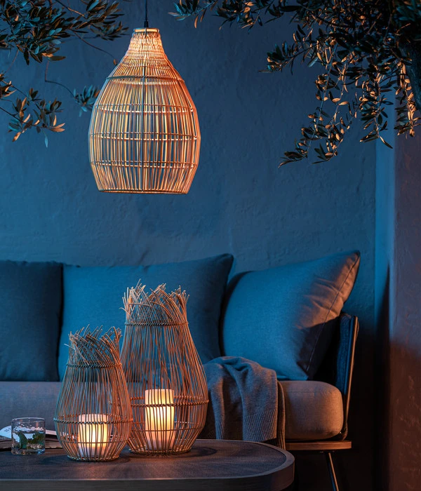 Dehner Solar-Rattanlaterne Ravello 4 Dehner Solar-Rattanlaterne Ravello – Bild 2