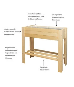 Wagner Hochbeet GreenBOX Light, Ca. B83/H70/T34,5 Cm -Gardena Verkäufe 6878714 WE IG 001 WagnerHochbeetGreenBoxlight