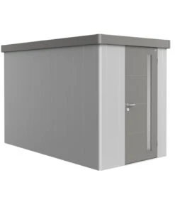 Biohort Gerätehaus Neo 4A, Silber/quarzgrau