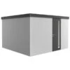 Biohort Gerätehaus Neo 4D, Silber/dunkelgrau 2 Biohort Gerätehaus Neo 4D, Silber/dunkelgrau -Gardena Verkäufe 6885990 WE FS 001 BiohortGeraetehausNeo4D