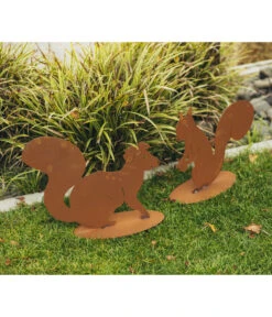 Ferrum Rost-Eichhörnchen Felix, Ca. H34 Cm 9 Ferrum Rost-Eichhörnchen Felix, Ca. H34 Cm -Gardena Verkäufe 6909873 WE MO 002 EichhoernchenFelixundPauline