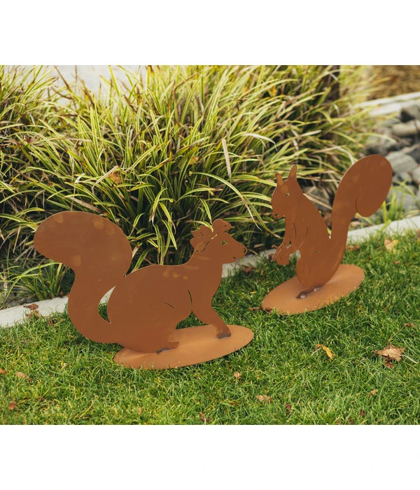 Ferrum Rost-Eichhörnchen Felix, Ca. H34 Cm 6 Ferrum Rost-Eichhörnchen Felix, Ca. H34 Cm – Bild 4