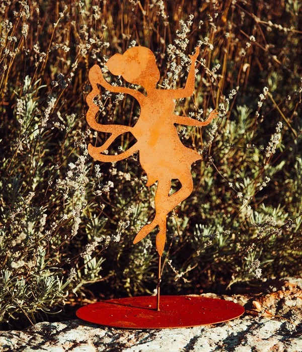 Ferrum Rost-Elfe Belle, Ca. H47,5 Cm 4 Ferrum Rost-Elfe Belle, Ca. H47,5 Cm – Bild 2