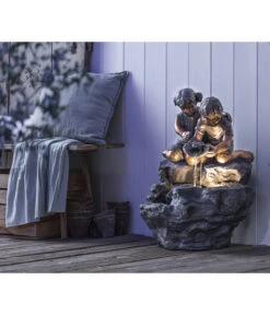 Dehner Polyresin-Gartenbrunnen Couple, Ca. H48 Cm -Gardena Verkäufe 6911093 WE MO 002 BrunnenCouple