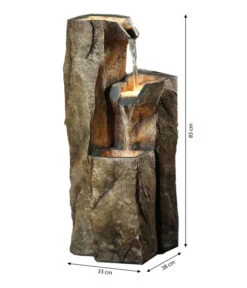 Dehner Polyresin-Gartenbrunnen Sedona, Ca. H85 Cm -Gardena Verkäufe 6911101 WE BG 001 BrunnenSedona