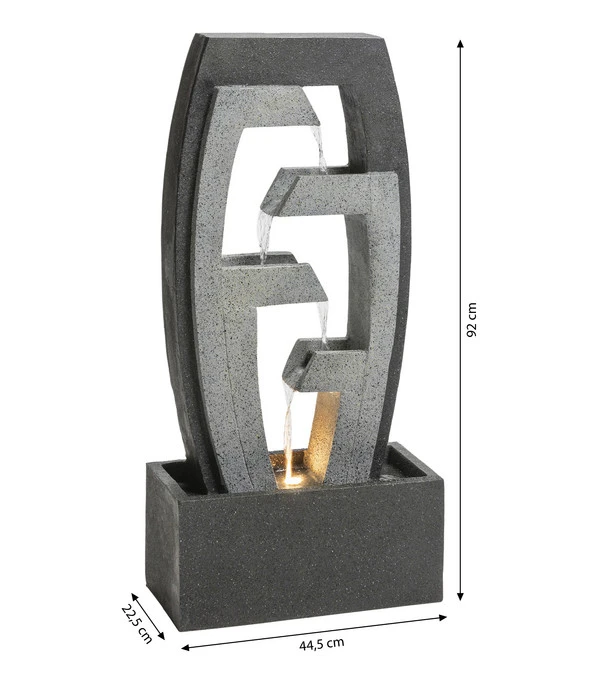 Dehner Polyresin-Gartenbrunnen Tokio, Ca. H92 Cm 7 Dehner Polyresin-Gartenbrunnen Tokio, Ca. H92 Cm – Bild 5