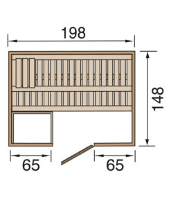 Weka Sauna Bergen Mit Glastür -Gardena Verkäufe 6914451 WE DE 001 WekaSaunaBergen